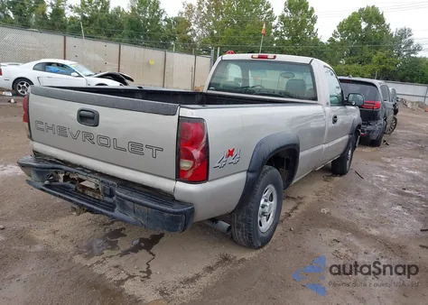 2004 Chevrolet Silverado 1500 Work Truck из США, поврежденный, VIN 1GCEK14X54Z328738